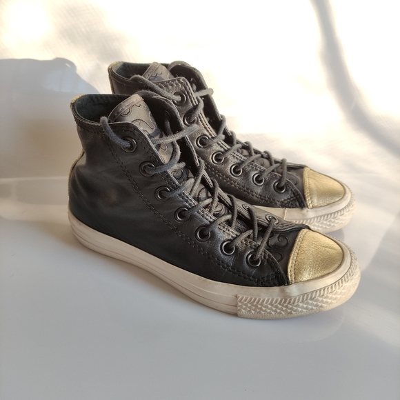 Converse Leather Lambskin High Tops Rare Chinese New Year Edition Sz 6 - Picture 2 of 11